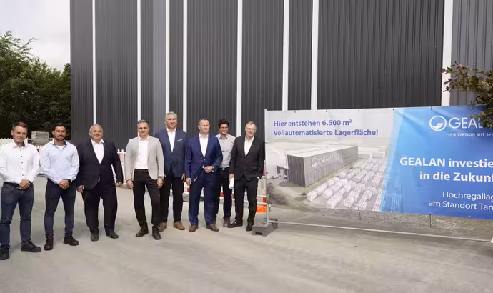 The million-euro project is in operation: GEALAN inaugurates high-bay warehouse in Tanna