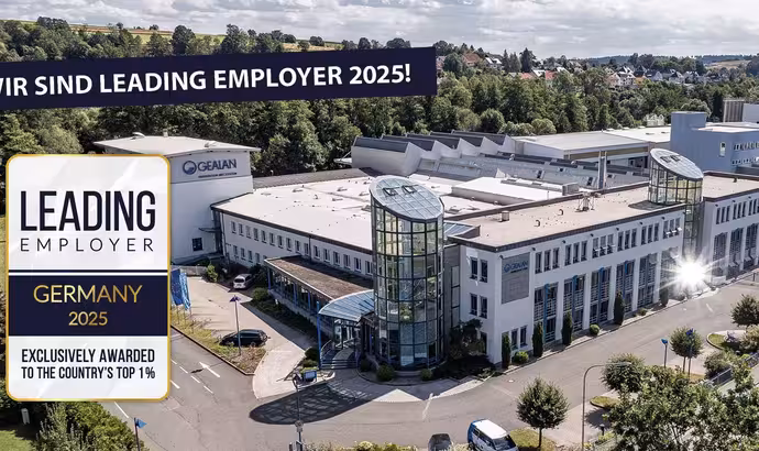 LEADING EMPLOYER 2025: GEALAN once again top employer in Germany