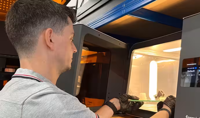 3D printer - A newcomer supports the design